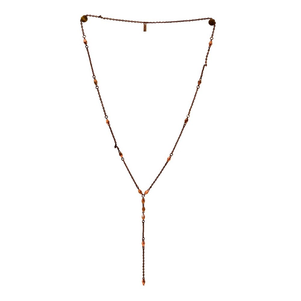 Vanessa Mooney The Cage Necklace in Brass